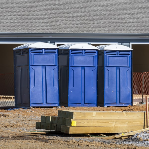 do you offer hand sanitizer dispensers inside the portable restrooms in Hawk Run Pennsylvania